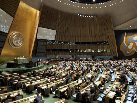 Inside the UN General Assembly, diplomats like me are ...