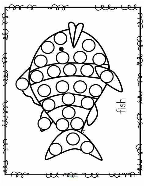 Dot Marker Coloring Pages Coloring Page Blog