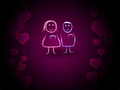 Download Wallpaper 1280x960 Couple Heart Light Background Standard 4