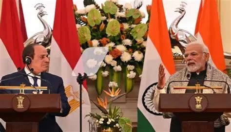 Elevating Ties To Strategic Partnership With Egypt India Bolsters