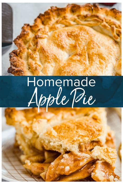 Apple Pie Recipe From Scratch Homemade Apple Pie Filling Combines Fresh Apples In A This