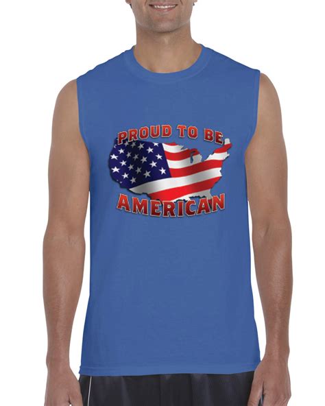 Artix Mens American Proud To Be Us Flag Patriotic Ultra Cotton