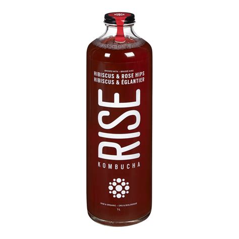Rise Kombucha Hibiscus And Rose Hips 1l Whistler Grocery Service