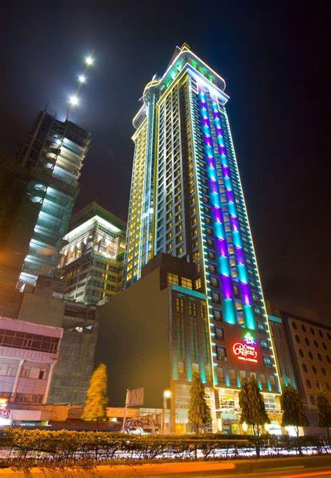 Crown Regency Hotel And Towers At Night Regency Hotel Cebu Visit