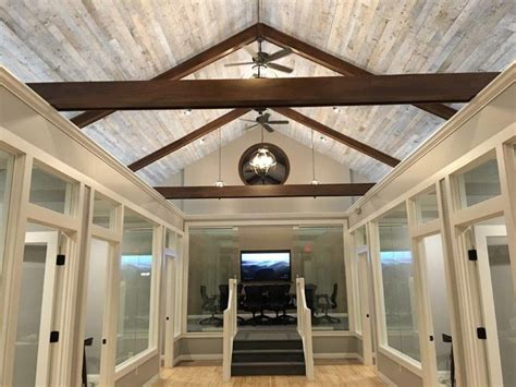 We believe in helping you find the product that is right for you. Reclaimed White Wash Ceiling Paneling - Grain Designs
