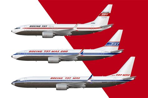 737 Max Retro Liveries Concepts Gallery Airline Empires