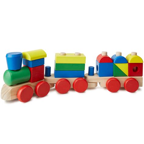 Melissa And Doug Stacking Train Wooden K And K Creative Toys