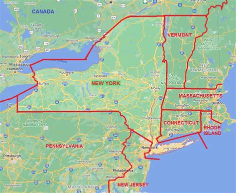 Which States Surround New York Quora