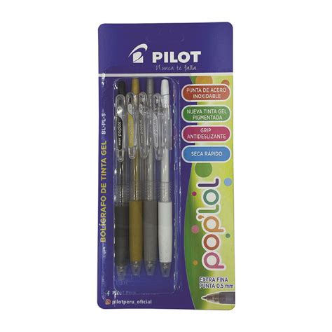 Bolígrafo Pilot Pop Lol X 4 Und Pe