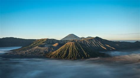 Mount Bromo Is An Active Volcano And Part Of The Tengger Massif In