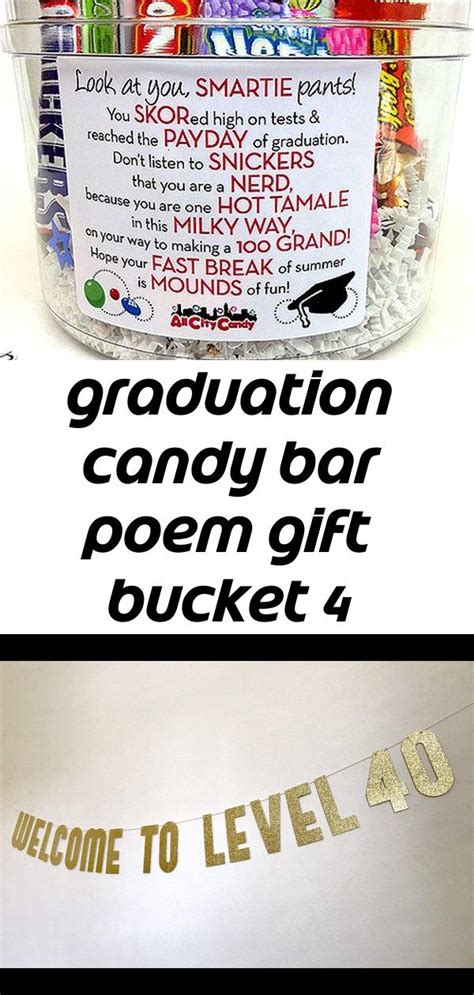 Graduation Candy Bar Poem T Bucket 4