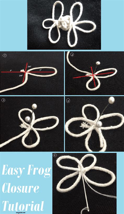 How To Make An Easy Chinese Frog Closure Sew Guide