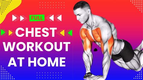 Full Chest Workout At Home Without Equipment Daily Workout At Home