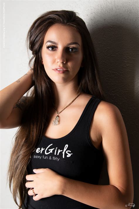 Haley Dubarry Inked Model Wearing A Vipergirls Tank Top