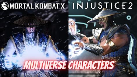Mortal Kombat X Vs Injustice 2 Multiverse Heroes Comparison 4k