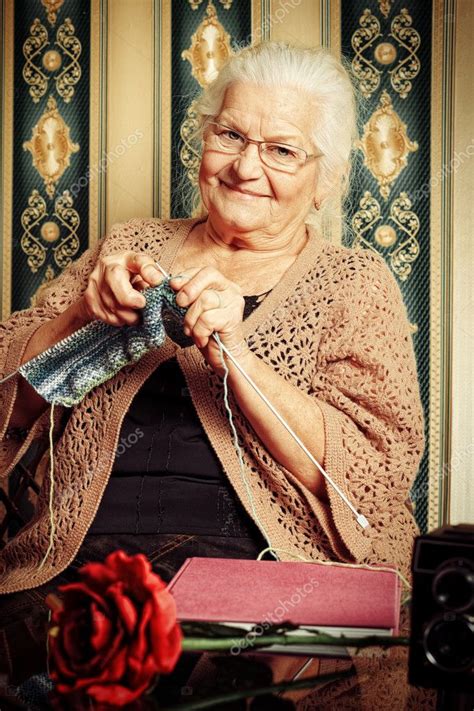 Grandmas Knitting — Stock Photo © Prometeus 22529969