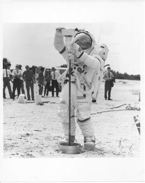 Original 1971 Nasa Photo Of Apollo 15 Astronaut Dave Scott In Lunar Eva