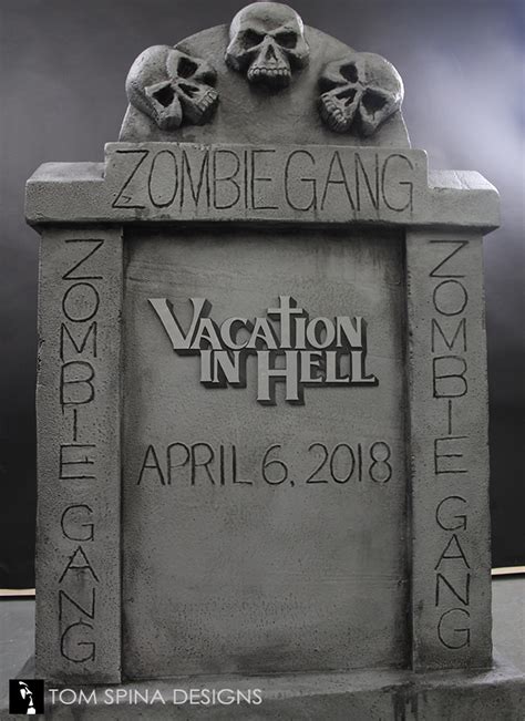 Custom Tombstone Prop Event Photo Op Tom Spina Designs Tom Spina