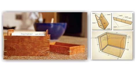 Recipe Box Plans • WoodArchivist