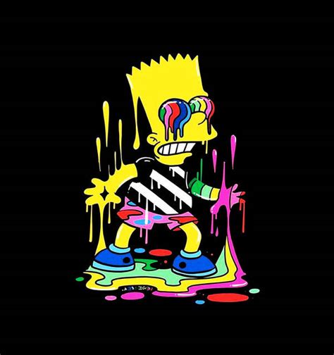 Bart Simpson Cartoon Illustration Poster Ubicaciondepersonas Cdmx Gob Mx