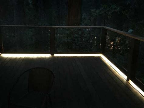 5050 Waterproof Strip Lights Are Used On This Outdoor Deck Lightign Project