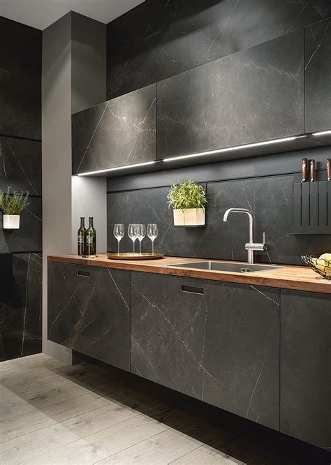 element cuisine but Nx960 marbre noir — interieur-littoz