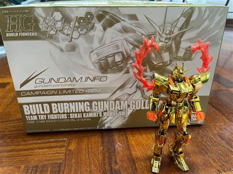 Build Burning Gundam Gold Ver Hg Hobbies Toys Toys Games On