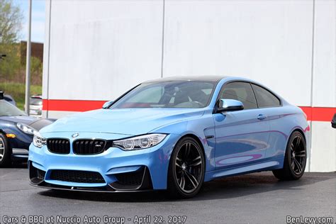 Bmw M4 In Yas Marina Blue Metallic