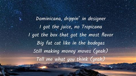 Jennifer Lopez Dinero English Lyrics Ft Dj Khaled Cardi B Youtube