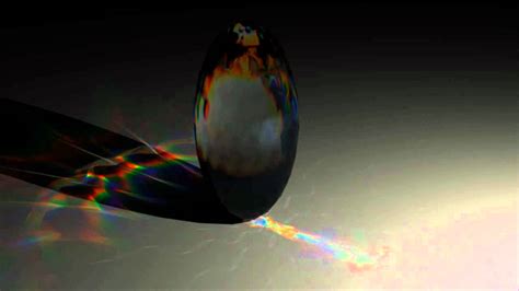 Luxrender Glass Caustics And Dispersion Youtube