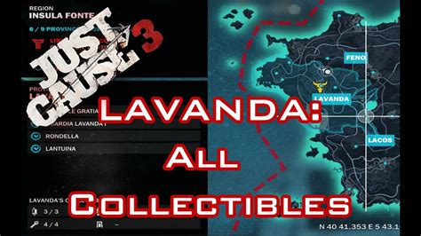 Just Cause 3 Lavanda All Collectibles Insula Fonte Youtube