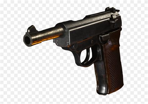Walther Call Of Duty Wiki Fandom Powered Holding Gun Png Flyclipart
