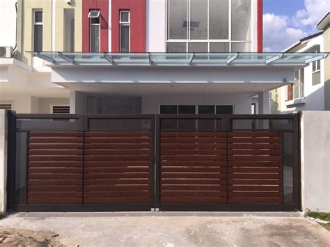 New gate metal auto gate auto gate design autogate malaysia. Stainless Steel Automatic Gate | Aluminium gates, Wrought ...