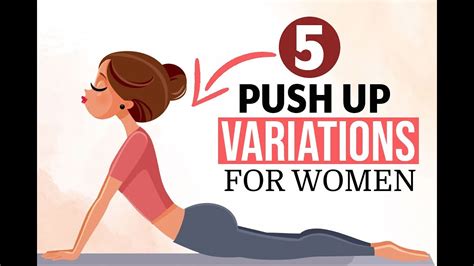 5 Push Up Variations For Women Youtube