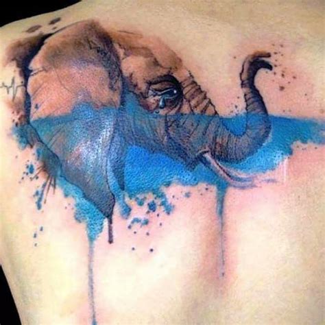 Top 73 Watercolor Elephant Tattoo Best Ineteachers