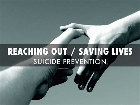 Reaching Out And Saving Lives Preventing Suicide Revwords