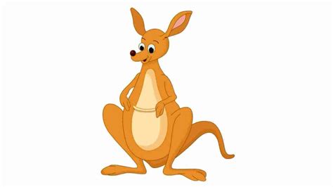 Finish the body, ending with the tail. Kangaroo Drawing Easy | Free download on ClipArtMag