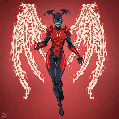 Lady Bleez Red Lanternearth 27 Red Lantern Corps Dc Comics Art