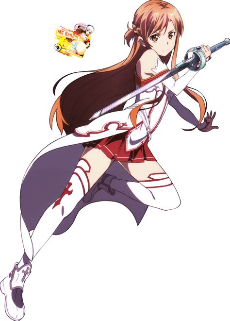 Sword Art Online Yuuki Asuna Render 10