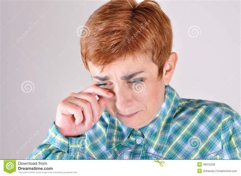 Desperate And Depressed Crying Woman Stock Photo Image Of Depression