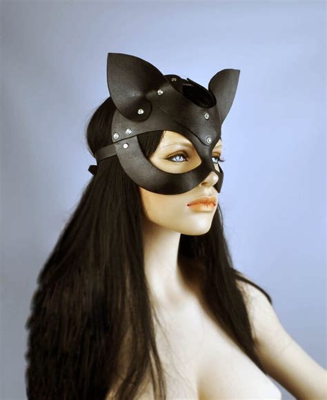 Sex Mask Mask Bdsm Cat Mask Catwoman Mask Etsy