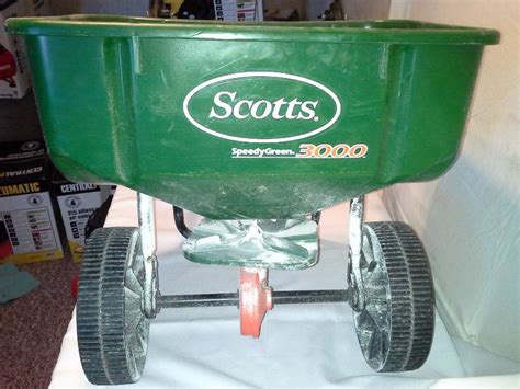 Adjust the thank you for purchasing a scotts® accugreen® 3000 spreader. Scotts Speedy Green 3000, spreader | August Consignment ...