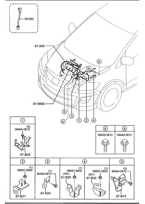 The front climate control unit and. Mazda CX-9 Harness, Emission - TE7067020 | Jim Ellis Mazda Parts, Atlanta GA