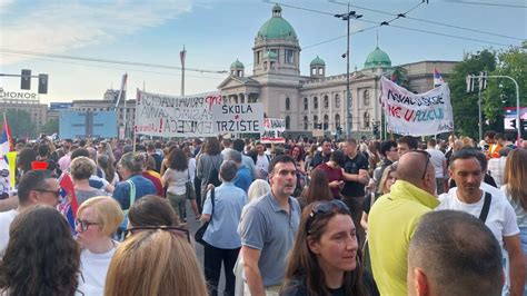 Serbian Capital Gripped By Anti Violence Protest Again Balkan Insight