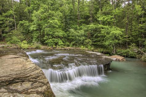 Haw Creek Falls From The Bluff Ozarks Arkansas Photograph By Jason