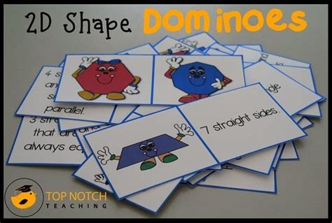 Free 2d Shape Dominoes