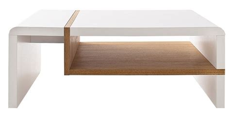 Où trouver l'offre table laque blanc au meilleur prix ? Table basse design INSERT laquée blanc et plaquage chêne ...