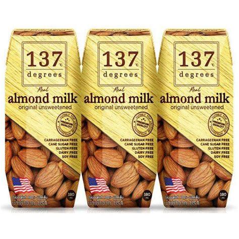Taiwan's no.1 papaya milk brand. PROMO 137 ALMOND MILK UNSWEETENED 180ML ( X3) | Shopee ...