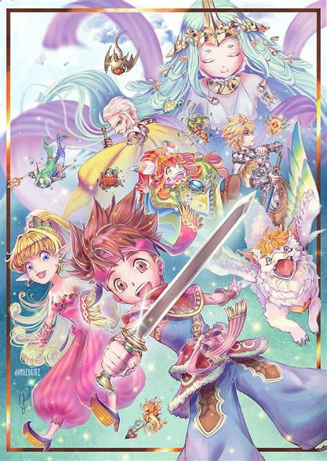 Yue 月 Secret Of Mana Gtm Illustration