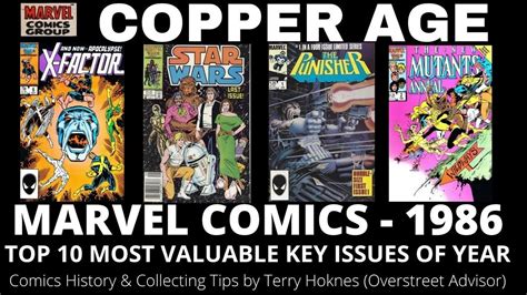 Copper Age Marvel Comics 1986 Top 10 Most Valuable Key Issues Comic